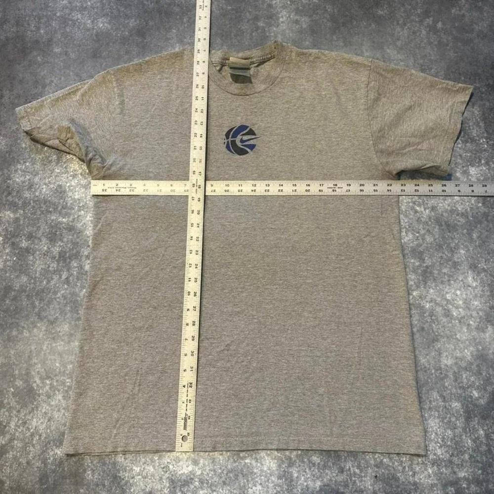 Y2K Nike Basketball Gray T-shirt Men's XL - Picture 4 of 5